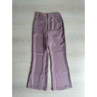 ราคา กางเกงขาม้า GU แต่งปลายขาแหวก สีม่วง ไซส์ S (29813484110)