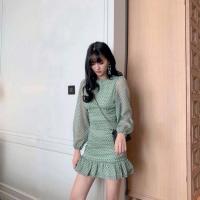 ราคา เดรสสั้น สีเขียวมิ้น (3210953351)