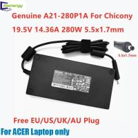 ราคา Chicony A21-280P1A 19.5V 14.36A 280W 5.5x1.7 มม.A280A010P อะแดปเตอร์ AC สําหรับ ACER แล็ปท็อปแหล่งจ่ายไฟ Charger (43864241979)