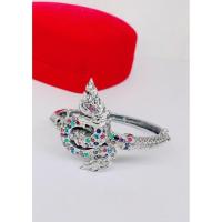 ราคา กำไลพญานาคราชเงินแท้พลอยนพเก้าcz (26638675332)