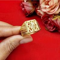 ราคา แหวนงานดิบทองเหลือง ลายหน้าสี่เหลี่ยมตัดลาย ผู้หญิงผู้ชายใส่ได้ งานดิบไม่ได้ชุบ ทองเหลืองโบราณ ใส่ได้ทุกโอกาส พร้อมส่ง (24046186184)