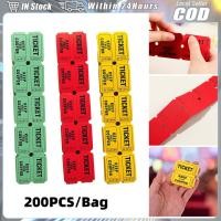 ราคา 200 ชิ้นสําหรับห้องเรียน Raffle Tickets Universal Tickets Roll Tickets สําหรับเกม Fair Carnival กิจกรรมโรงเรียน (43217797412)