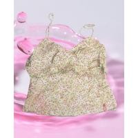 ราคา KATUN Miss Sixty เสื้อยกทรงผ้าฝ้ายลายดอกไม้สีเขียว y2k วินเทจ (43352890804)