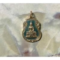 ราคา เหรียญหลวงพ่อโสธร ฉะเชิงเทรา ลงยาสีเขียว (11366313932)