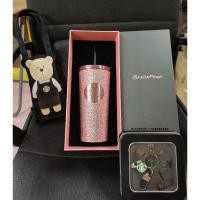 ราคา Starbucks Set Bling BlackPink Cold Cup 16 Oz. & Starbucks Barista Bear Canvas Bag & Key Chain 20 ปี Thailand (22855031536)