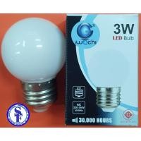 ราคา หลอดLED 3W สีขาว / สีแดง IWACHI หลอดปิงปอง LED3W (7931330449)