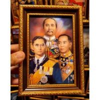 ราคา กรอบรูป รวมรัชกาลที่ 5 9 เสด็จเตี่ย ขนาด13x19 ซม. (23867011446)