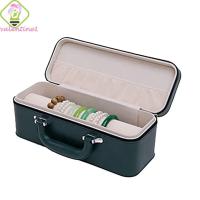 ราคา กล่องแสดงนาฬิกา วาเลนติ, ที่ใส่นาฬิกาข้อมือหนัง ปู่ วินเทจ, หรูหรากะทัดรัดพร้อมที่จับหนากล่องเก็บสร้อยข้อมือคอลเลกชันโบราณ (42260967486)