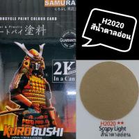 ราคา สีสเปรย์ซามูไร samurai H2020 สีน้ำตาลอ่อน (Honda) (8370700729)