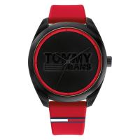 ราคา TOMMY HILFIGER Jeans San Diego TH1791929 นาฬิกาผู้ชาย สีแดง (22407553269)