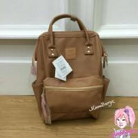 ราคา ANELLO กระเป๋าเป้ MINI Leather หนังนิ่ม ของแท้ ชมพูนู้ด (116587562)