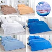 ราคา TOTO ผ้าปูที่นอน(ไม่รวมผ้านวม) 6ฟุต 5ฟุต 3.5ฟุตโตโต้ สีพื้น (4061762075)