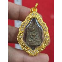 ราคา เหรียญหล่อหลวงพ่อทาวัดพะเนียงแตกเนื้อสัมฤทธิ์ทองให้พร้อมกรอบทองไมครอนแท้ พร้อมแขวนบูชาของแท้ค่ะ (29140528910)