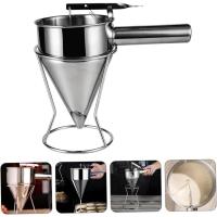 ราคา กรวยเทแป้งและซอส - เค้กปลาหมึกยักษ์ทาโกะยากิสแตนเลสพรีเมี่ยม แซนวิช... (เครื่องจ่ายแป้งแพนเค้ก) (41902991667)