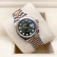 ราคา Rolexs _ นาฬิกาข้อมือสุภาพสตรี Log Type Olive Green Automatic Mechanical Watch m279171 (28626972677)