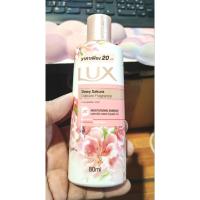 ราคา ขนาดพกพา ครีมอาบน้ำ Lux 80ml กลิ่น Dewy Sakura (7445266333)