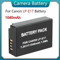 ราคา แบตเตอรี่กล้อง1040MAh LPE17 LP E17 LP-E17แบตเตอรี่สำหรับ Canon EOS RP 200D 250D M5 M6 750D 760D T6i 800D 8000D จูบ X8i (26769273527)