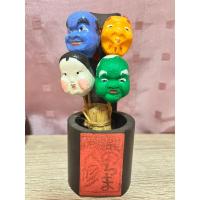 ราคา ตุ๊กตาหน้าญี่ปุ่นไม้ 4 หน้า (23141335152)