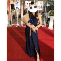 ราคา ชุดราตรียาวสีกรมเรียบหรู (7835064994)