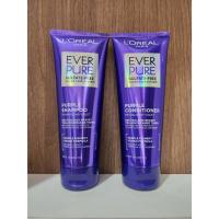 ราคา แท้100% ลอริอัล Loreal Paris EverPure Sulfate-Free Purple Shampoo & Conditioner 200ml (ผลิตภัณฑ์ของแท้ 100%) (42200195048)