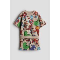 ราคา H&M(เอชแอนด์เอ็ม) ชุดเสื้อสเวตเตอร์พิมพ์ลาย 2 ชิ้น เด็กผู้ชาย 1219933_1 (25962307586)