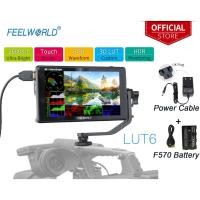 ราคา Feelworld LUT6 6 นิ้ว 2600nits HDR 3D LUT หน้าจอสัมผัสกล้อง DSLR Field Monitor พร้อม Waveform VectorScope Histogram 4K HDMI อินพุตเอาต์พุต 1920X1080 แผง IPS (24431140081)
