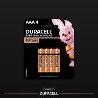 ราคา Duracell AAA 4ก้อน ถ่านดูราเซลล์ รุ่น Everyday Alkaline อัลคาไลน์ราคาคุ้มค่า ขนาด AAA แพ็ค 4 ก้อน (18068593921)