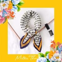 ราคา ผ้าพันคออัดพลีทลายจุด By Millie Thailand (4419670169)