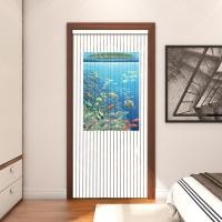 ราคา มู่ลี่ มู่ลี่ประตู ม่านประตู ม่านกั้นประตู ติดเพื่อเพิ่มความสวยงาม เสริมฮวงจุ้ย ขนาดมาตรฐาน 80x200cm (27889653247)