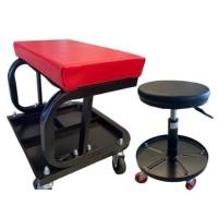ราคา เก้าอี้ช่าง เอนกประสงค์ มาพร้อมถาดรองใส่เครื่องมืออุปกรณ์ ฐานด้านล่าง มีล้อเลื่อน รับน้ำหนักได้ดี สินค้าพร้อมส่งในไทย (20871933381)