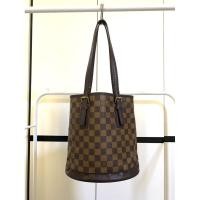 ราคา Louis Vuitton Bucket PM Damier ของแท้ (มือสอง) (8262501352)