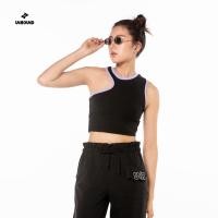 ราคา UNBOUND TIMBER SLEEVELESS CROP TOP-BLACK เสื้อครอปสีดำ แขนกุดเว้าข้าง (25116388603)