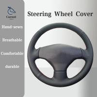 ราคา หนังไมโครไฟเบอร์พวงมาลัยรถสําหรับ Peugeot 206 1998-2005 206 SW 2003-2005 206 ฝาครอบมือจับภายในรถ Accessoriesauto ชิ้นส่วนตกแต่งรถ (42211318743)