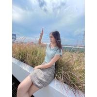 ราคา เสื้อครอป สีเขียวพาสเทล (13422060253)