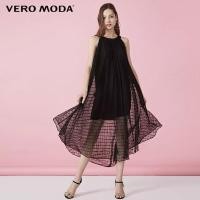 ราคา แม็กซี่เดรสสีดําแขนกุดคอกลมและลูกไม้ปัก 3D 2 ชั้น - Vero Moda หรูหราโดดเด่น (40408822523)
