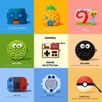 ราคา คุกกี้ GameBoy Airpods Pro 2 Case Simple Airpods 3 Case เคส Airpods น่ารักสีสันสดใส Airpods 2 Case Pearl Airpods Gen 2 Case (29839023201)