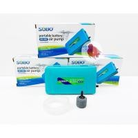 ราคา ปั๊มลม ปั๊มออกซิเจน ปั๊มพกพา ปั๊มตู้ปลา ปั๊มบ่อปลา ใส่ถ่าน SOBO SB960 ออกซิเจนแบบพกพา พร้อมอุปกรณ์ สามารถอยู่ได้นาน5-6ชม (5630986365)
