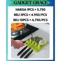 ราคา GG MULTIPURPOSE COAT FRYING SPOON SPATULA Crock Pot Lis / KITCHEN UTENSIL REST HOLDER (44111592914)