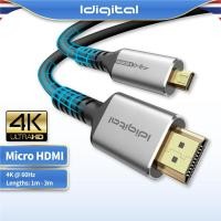 ราคา Idigital สาย Micro HDMI to HDMI Cable, 4K 60Hz, 2K 144Hz, 1080p 240Hz, 1m-3m, สำหรับกล้อง, GoPro, DV, ส่งจากกรุงเทพฯ (27672237275)