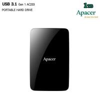 ราคา Apacer AC233 USB 3.1 สีดำ ฮาร์ดดิสก์พกพา 1TB (Apacer AP1TBAC233B-S) (12712225894)