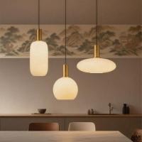 ราคา โคมไฟระย้าสไตล์นอร์ดิกสำหรับร้านอาหาร โคมระย้าบนเพดานกระจกสไตล์โมเดิร์น โคมไฟตกแต่งห้องนั่งเล่น ห้องนอน คาเฟ่ (43406346869)