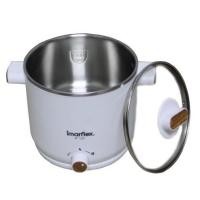 ราคา IMARFLEX กาต้มน้ำ ไฟฟ้า สแตนเลส ความจุ 1.5 ลิตร รุ่น IF-125 สีขาว พาสเทล กำลังไฟฟ้า 600 วัตต์ หม้อ หม้อต้ม (14228450566)