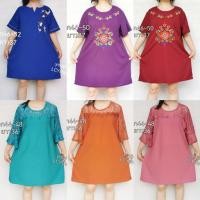 ราคา เดรสสาวอวบ กระโปรงสาวอวบ คนอ้วน ลายโบว์ เดรสทรงเอ ผ้ายืด ใส่สบาย (8836542973)