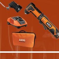 ราคา AEG OMNI12C LI-152BKIT ประกอบด้วย มัลติทูลไร้สาย 12V. + สว่านหัวงอ 90 องศา + แบต 1.5Ah x 2 ก้อน + 1แท่นชาร์จ) (9601902976)