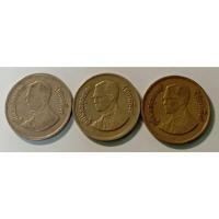 ราคา เหรียญ 1 บาท 2525 วัดพระแก้ว สภาพผ่านใช้งาน โค้ด ๒๘ (1ชุดมี 3 เหรียญ) (42557838937)