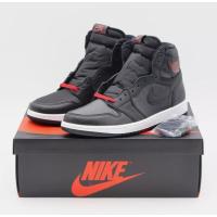 ราคา 555088-060 Nike Air Jordan 1 Retro High OG Black Gym Red Satin Metallic (ผู้ชาย) (43165681322)