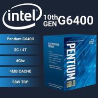 ราคา CPU (ซีพียู) INTEL PENTIUM GOLD G6400 4.0 GHz (SOCKET LGA 1200) (21635711807)