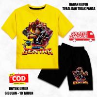 ราคา KATUN ชุดเด็กแขนสั้นอายุ 6 เดือน - 10 ปี boboiboy gentar motif วัสดุผ้าฝ้ายพรีเมี่ยม สกรีน DTF สีดํา cln (41764679127)