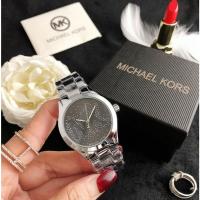ราคา Michael Kors สินค้าใหม่ Ladies Quartz Movement สายสแตนเลสแฟชั่นนาฬิกาประณีต (28062027924)