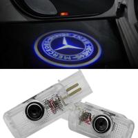 ราคา LED ประตูไฟรถยนต์แสงเลเซอร์เงาโลโก้ สำหรับ Mercedes-Benz ML W164 / GL X164 / R W215 โปรเจคเตอร์ เช็ต2ชิ้น / ติดตั้งง่าย (7559094681)